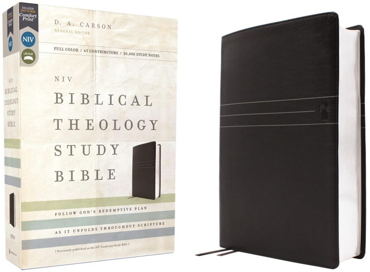 NIV, Biblical Theology Study Bible (Trace the Themes of Scripture), Leathersoft, Black, Comfort Print: Follow God’s Redemptive Plan as It Unfolds throughout Scripture - D. A. CARSON - T. DESMOND ALEXANDER