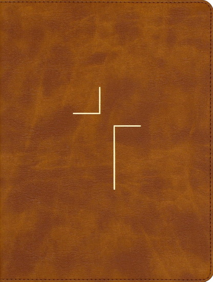 The Jesus Bible, NIV Edition, Leathersoft, Tan, Comfort Print - COLLECTIF