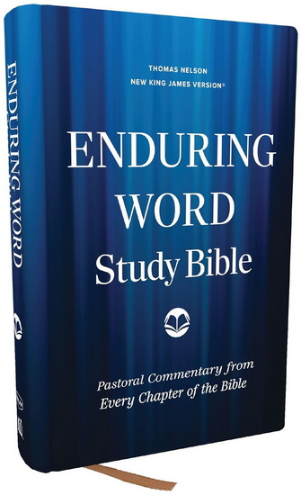 Enduring Word Study Bible: Pastoral Commentary from Every Chapter of the Bible (NKJV, Hardcover, Red Letter, Comfort Print) - DAVID GUZIK - THOMAS NELSON