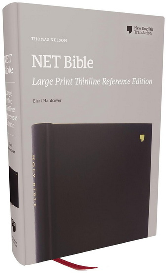 NET Bible, Large Print Thinline with Cross References, Hardcover, Comfort Print (Thumb Indexed) - COLLECTIF