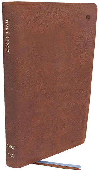 NET Bible, Large Print Thinline with Cross References, Brown Leathersoft, Comfort Print, (Thumb Indexed) - COLLECTIF