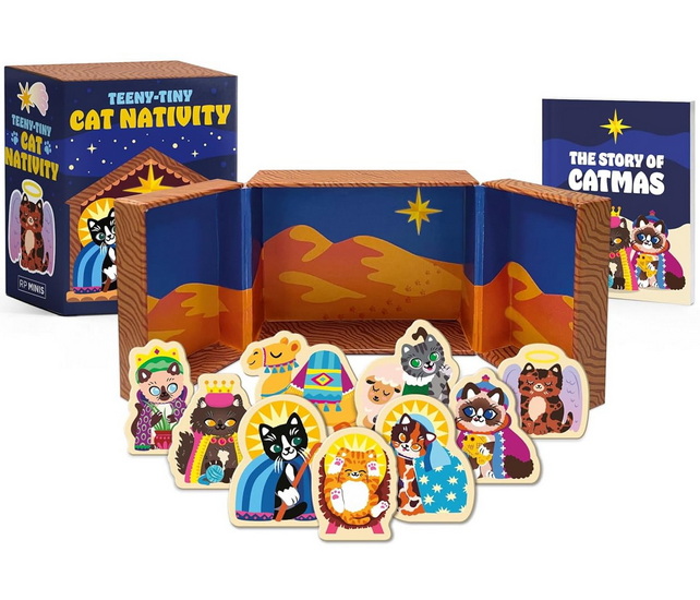Teeny-Tiny Cat Nativity - SAM STALL - WERONIKA SALACH