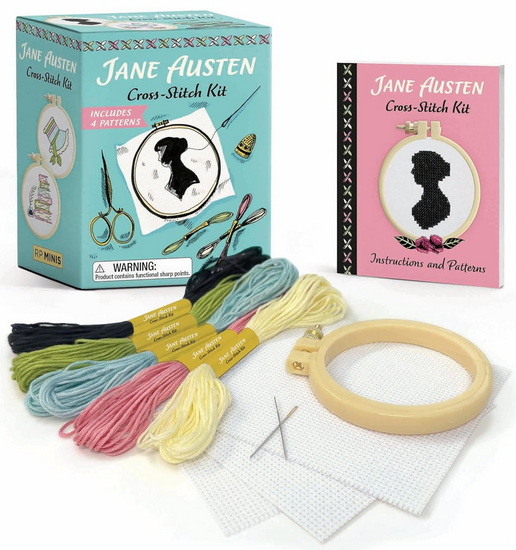 Jane Austen Cross-Stitch Kit: Includes 4 Patterns - SOSAE CAETANO - DENNIS CAETANO