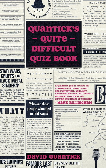 Quantick&#39;s Quite Difficult Quiz Book - DAVID QUANTICK