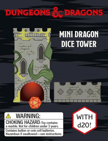 Dungeons & Dragons: Mini Dragon Dice Tower - BRENNA DINON