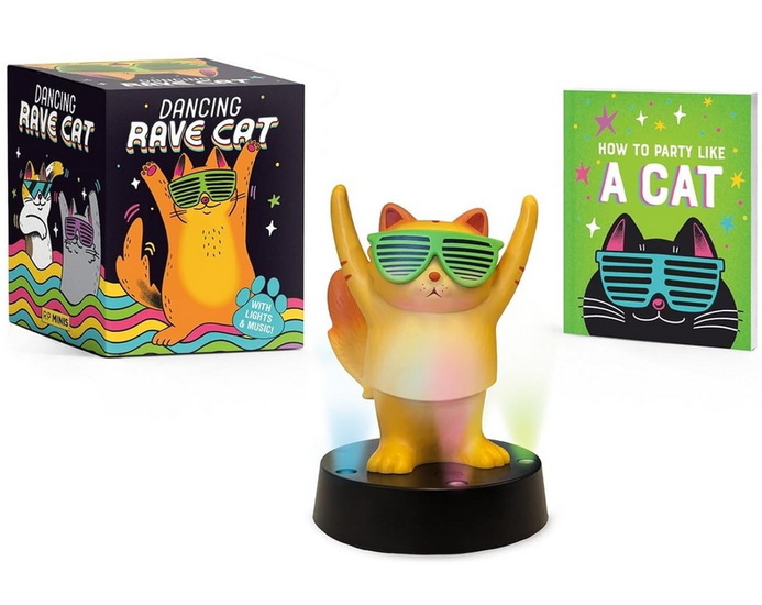 Dancing Rave Cat: With Lights & Music! - SARAH ROYAL