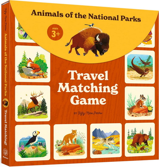 Animals of the National Parks Travel Matching Game - COLLECTIF