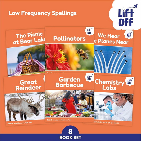 Phonic Books Lift-Off Readers Low Frequency Spellings - COLLECTIF