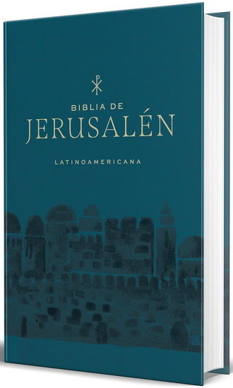 Biblia Jerusalén Latinoamericana Tapa dura azul / Spanish Jerusalem Bible, Latinamerican edition, hardcover Blue - COLLECTIF