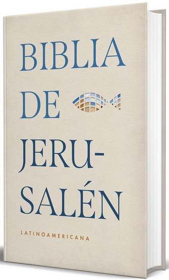 Biblia Jerusalén Latinoamericana Tapa dura edición clásica café con pez / Spanish Jerusalem Bible, Latinamerican edition, hardcover brown - COLLECTIF