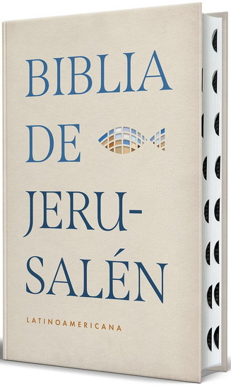 Biblia Jerusalén Latinoamericana Tapa dura edición clásica café con pez IND / Latin American Jerusalem Bible HC - COLLECTIF