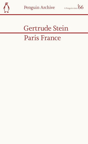 Paris France - GERTRUDE STEIN