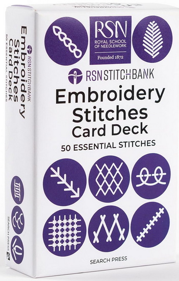 RSN Stitch Bank: The Embroidery Stitches Card Deck: 50 Essential Stitches - COLLECTIF