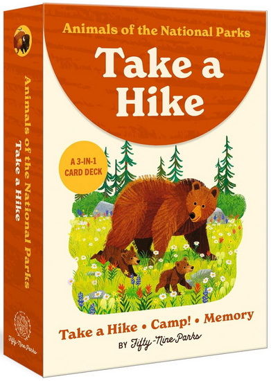 Animals of the National Parks Take a Hike: A 3-in-1 Card Deck - COLLECTIF