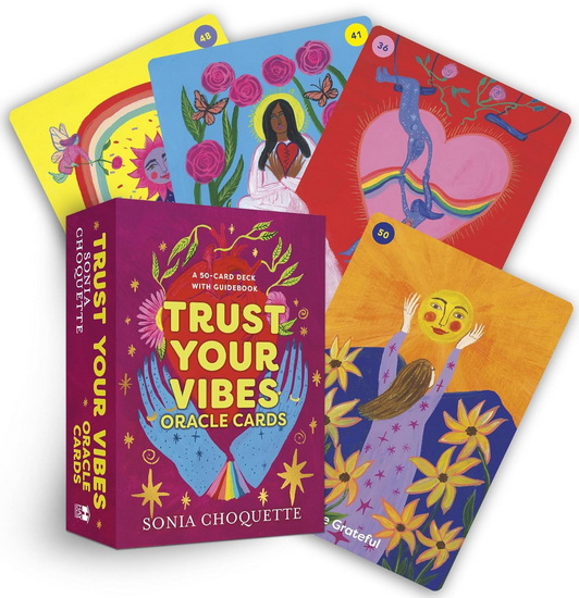 Trust Your Vibes Oracle Cards: A 50-Card Deck with Guidebook - SONIA CHOQUETTE