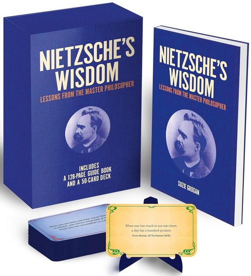 Nietzsche&#39;s Wisdom Book & Card Deck: Includes 128-page guide book and a 50-card deck - SUZIE GROGAN