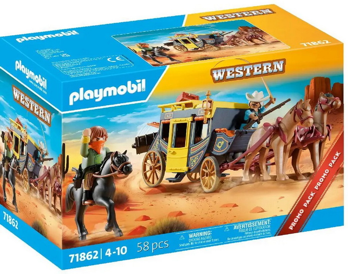 Attaque de diligence au Far West