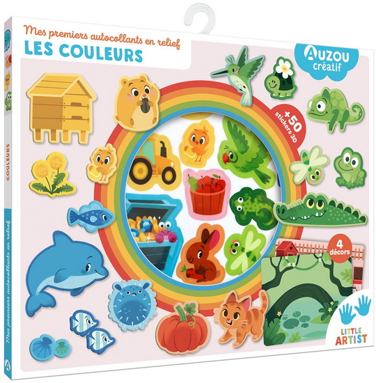 Mes premiers autocollants en relief : les couleurs - KATHRIN FEHRL
