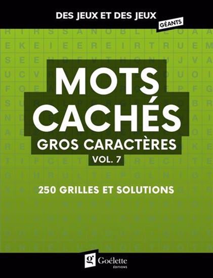 Mots cachés gros caractères #07 - COLLECTIF
