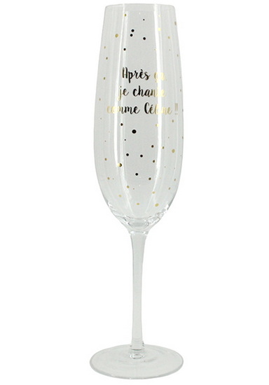 Verre à vin mousseux géant