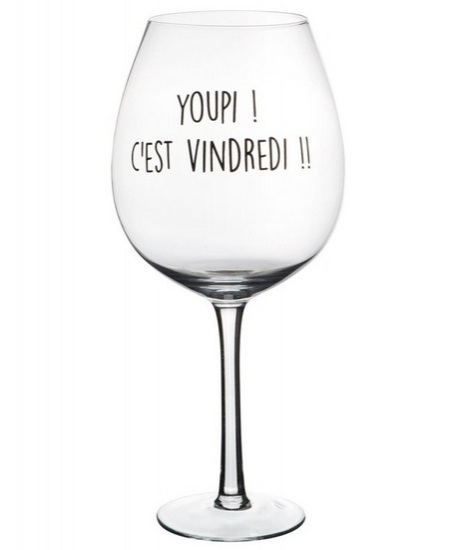 Verre à vin géant
