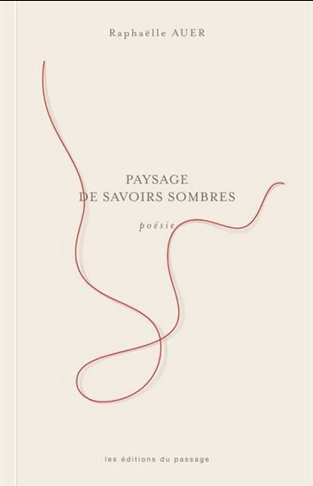 Paysage de savoirs sombres - RAPHAËLLE AUER