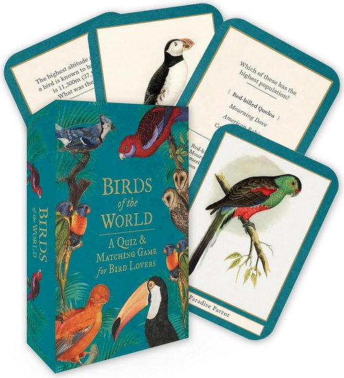 Birds of the World: A Matching and trivia game for bird lovers - COLLECTIF