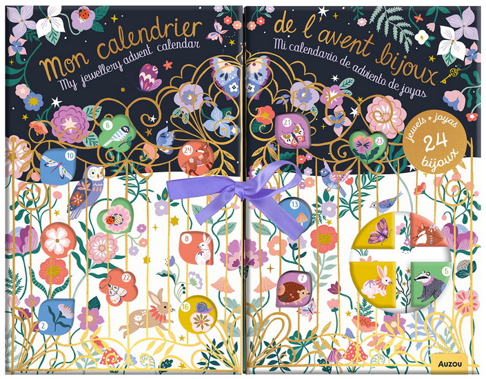 Calendrier de l&#39;Avent bijoux : 24 bijoux Cof. - COLLECTIF