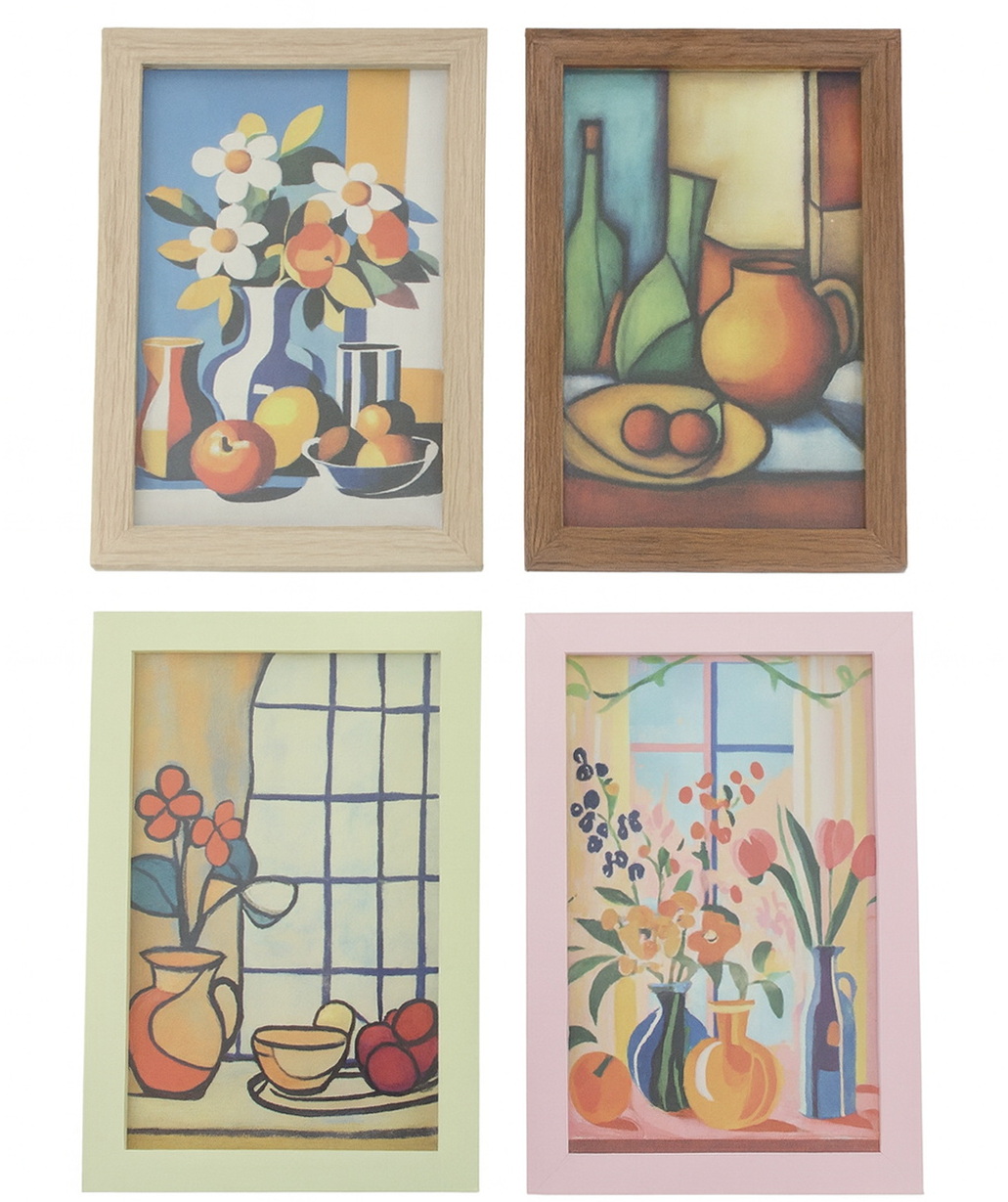 Cadre photo 4x6 bordure colorée 4AS