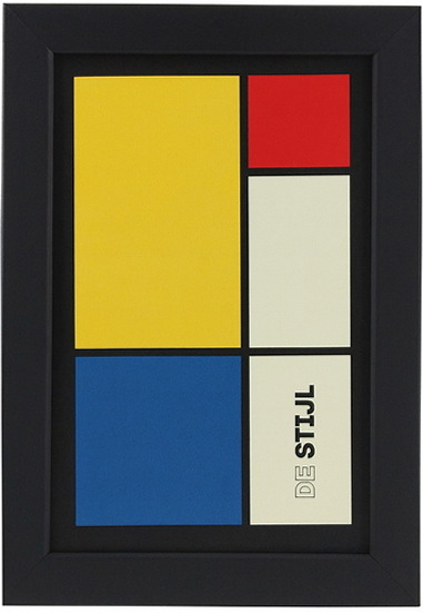 Cadre photo 4x6 bordure noire