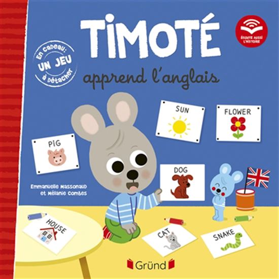 Timoté apprend l&#39;anglais N. éd. - EMMANUELLE MASSONAUD - MÉLANIE COMBES