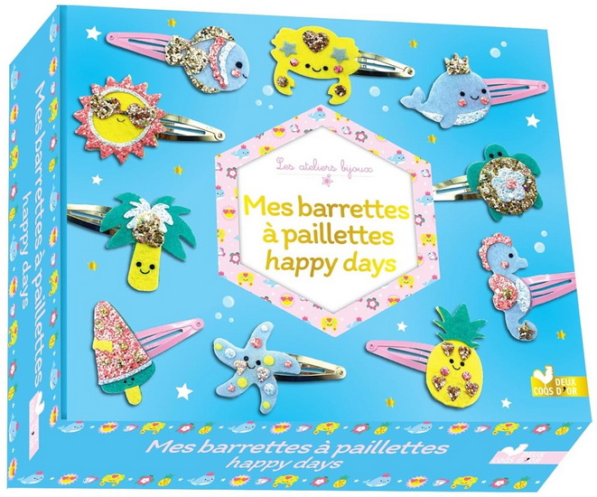Mes barrettes à paillettes happy days Cof. - COLLECTIF