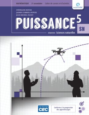 Puissance 5 SN Cahier de l&#39;élève (incluant les exercices interactifs et le carnet de révision) (version papier et numérique 1 an) - STÉPHANIE BOYER & AL