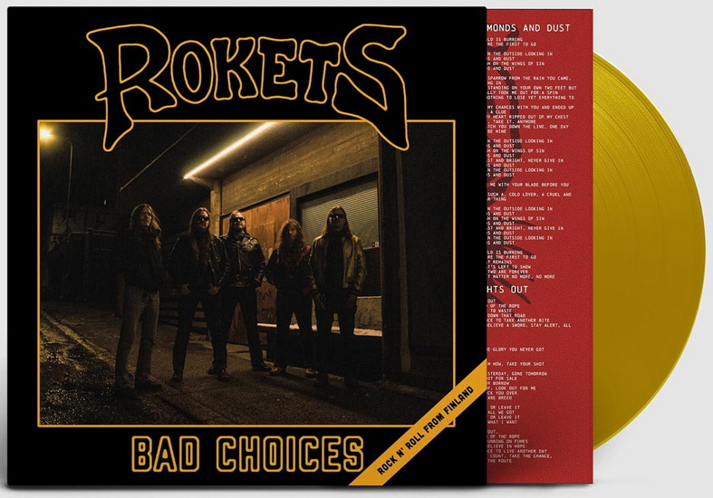 Bad Choices (Vinyl Jaune Transparent)(Éd. Ltée) - ROKETS