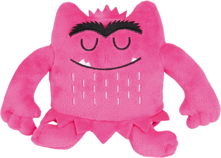 La Couleur des émotions: mini peluche monstre rose