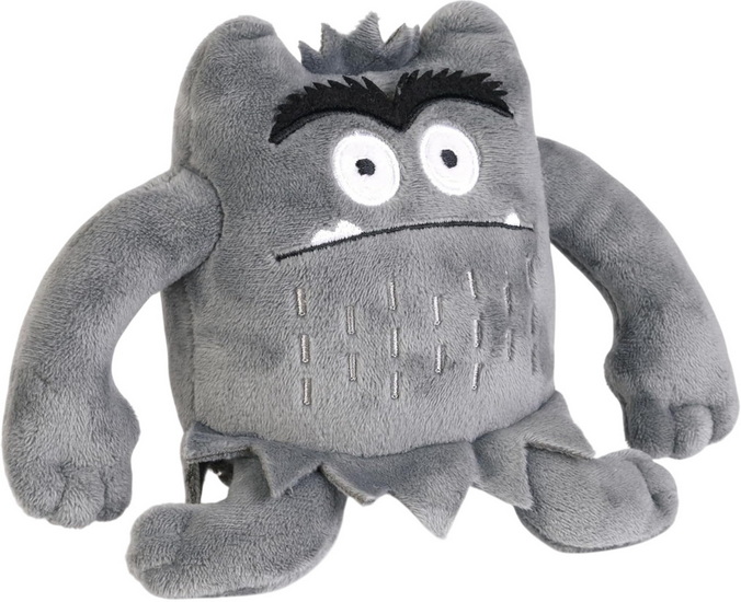 La Couleur des émotions: mini peluche monstre grise
