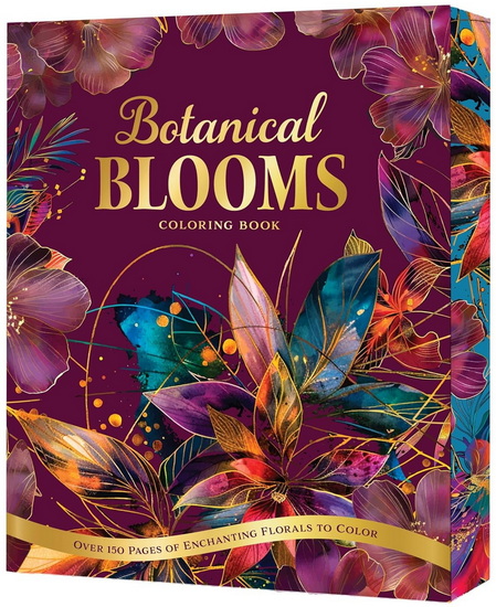 Botanical Blooms Coloring Book: Over 150 Pages of Enchanting Florals to Color - COLLECTIF