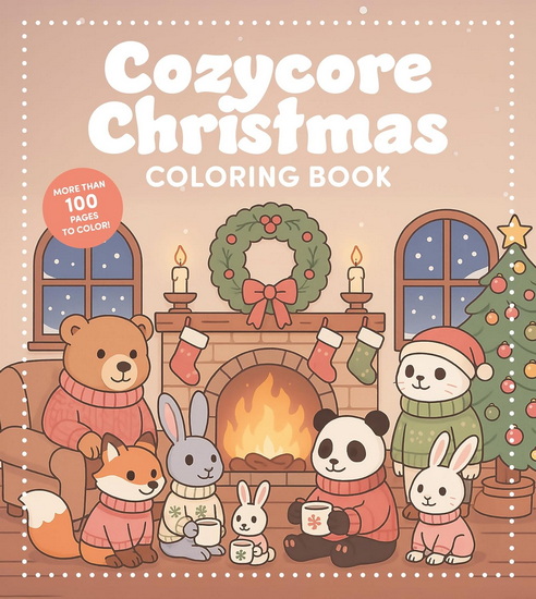 Cozycore Christmas Coloring Book: Celebrate the Season with Everything Cute and Cozy! - COLLECTIF