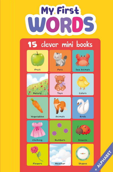 My First Words: 15 Mini Board Books - COLLECTIF