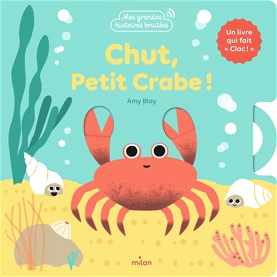 Chut petit crabe ! : un livre animé qui fait clac - AMY BLAY