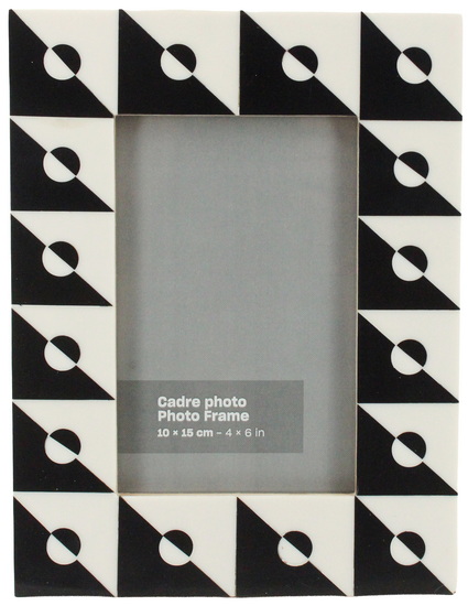Cadre photo 4x6 formes géométriques
