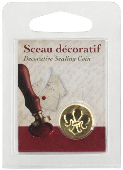 Sceau décoratif fleur de lys