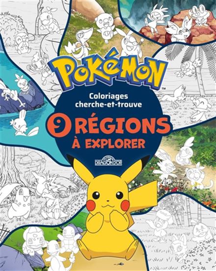 Pokémon : mes coloriages des 9 régions - THE POKÉMON COMPANY