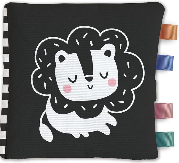 Mon premier tout-doux en noir et blanc : Petit lion - COLLECTIF
