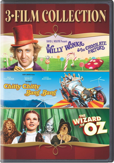 The Chitty Chitty Bang Bang / Willy Wonka & Chocolate Factory / Wizard of Oz - Triple Feature - VARIOUS