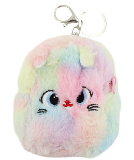 Mini sac à dos chat multicolore