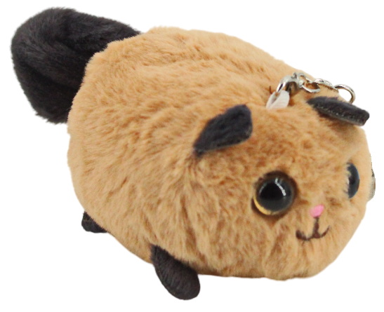 Breloque pour sac chat roux