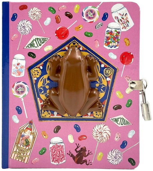Harry Potter: Chocolate Frog Squishy Lock & Key Diary - COLLECTIF