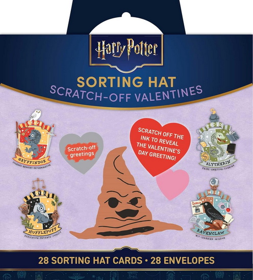 Harry Potter: Sorting Hat Scratch-Off Valentines - COLLECTIF