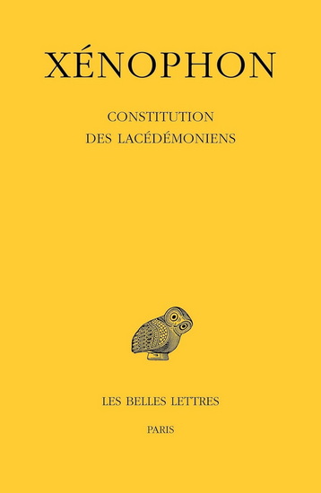 Constitution des Lacédémoniens - XÉNOPHON